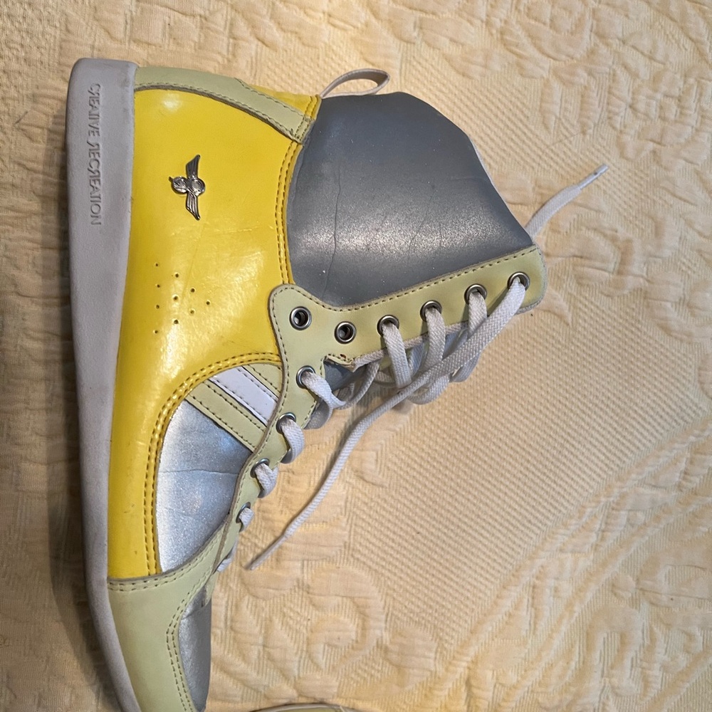 Creative Recreation Yellow and Gray Sneakers